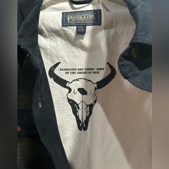 Pendleton Men's Plaid Jacket - Black and Tan - Picture 5 of 8